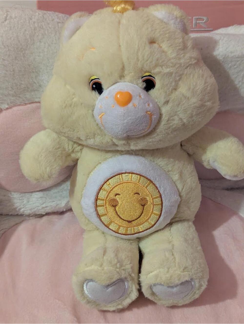 Funshine Bear plushie with brushable hair